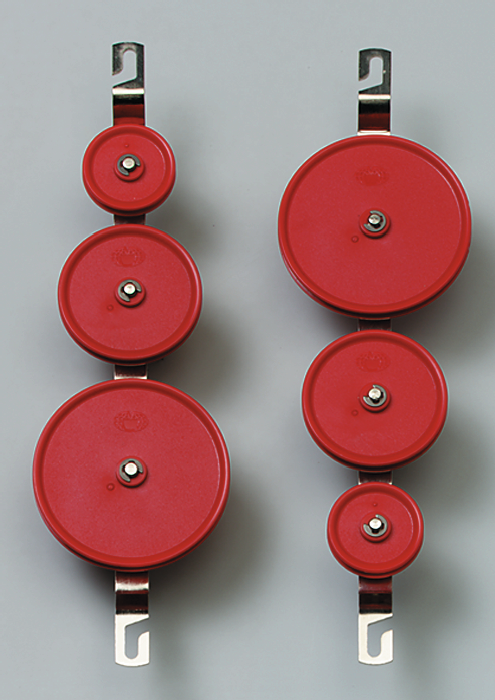 Flaschenzug, dreirollig Flaschenzug, dreirollig