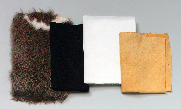 Reiblappen, Leder Reiblappen, Leder