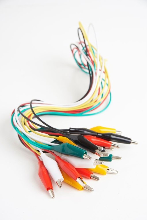 Kabel mit beidseitiger Krokodilklemme