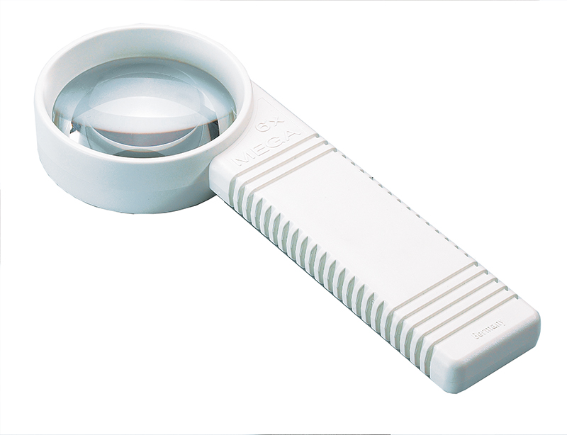 Handlupe mit hoher Vergrößerung, schwarz Handlupe mit hoher Vergrößerung, schwarz