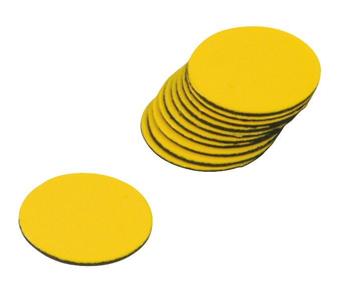 Haftscheiben gelb, Satz Haftscheiben gelb, Satz