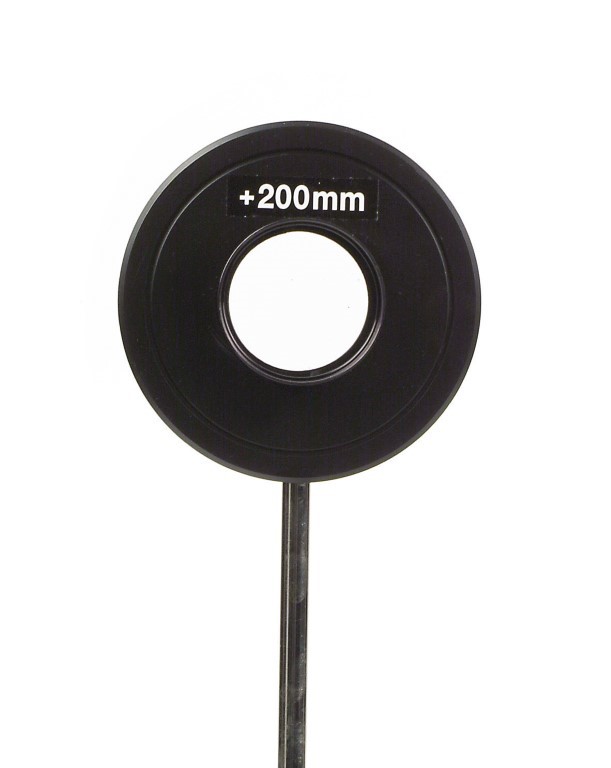 Linse demo, Fl = +200 mm Linse demo, Fl = +200 mm