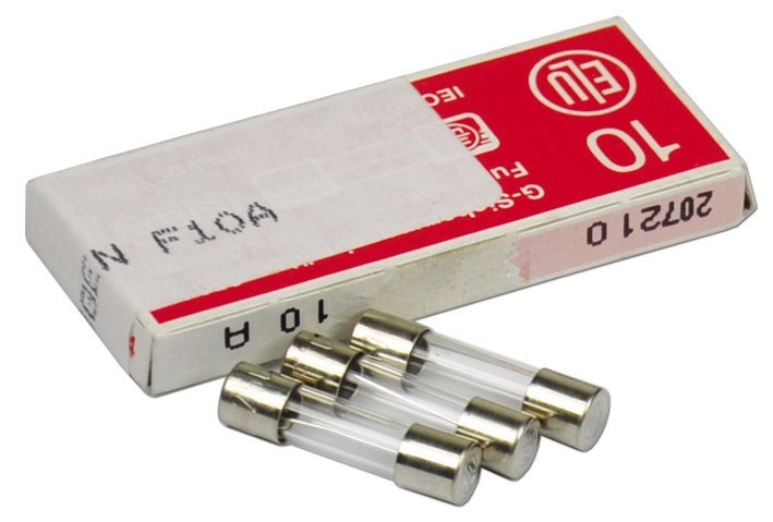 Glasrohrfeinsicherungen F, 10 A Glasrohrfeinsicherungen F, 10 A