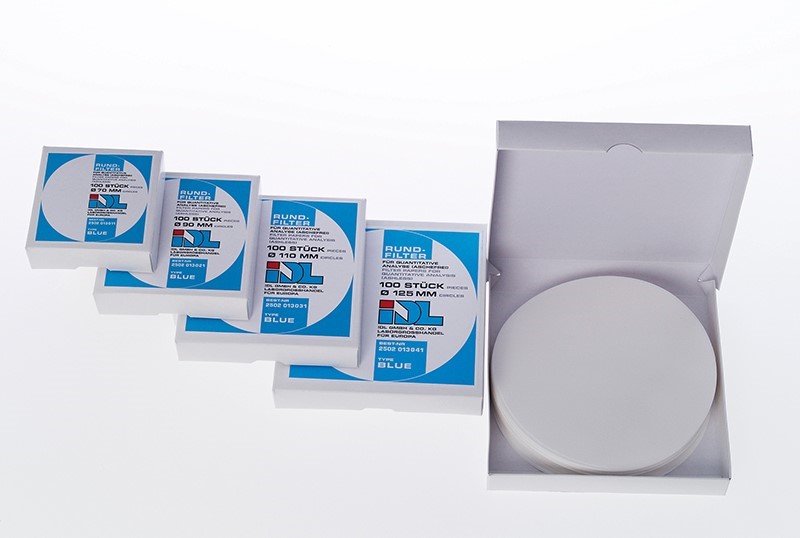 Rundfilter, blau Rundfilter, blau