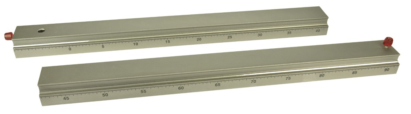 Fahrbahn und optische Bank, 2 x 50 cm Fahrbahn und optische Bank, 2 x 50 cm