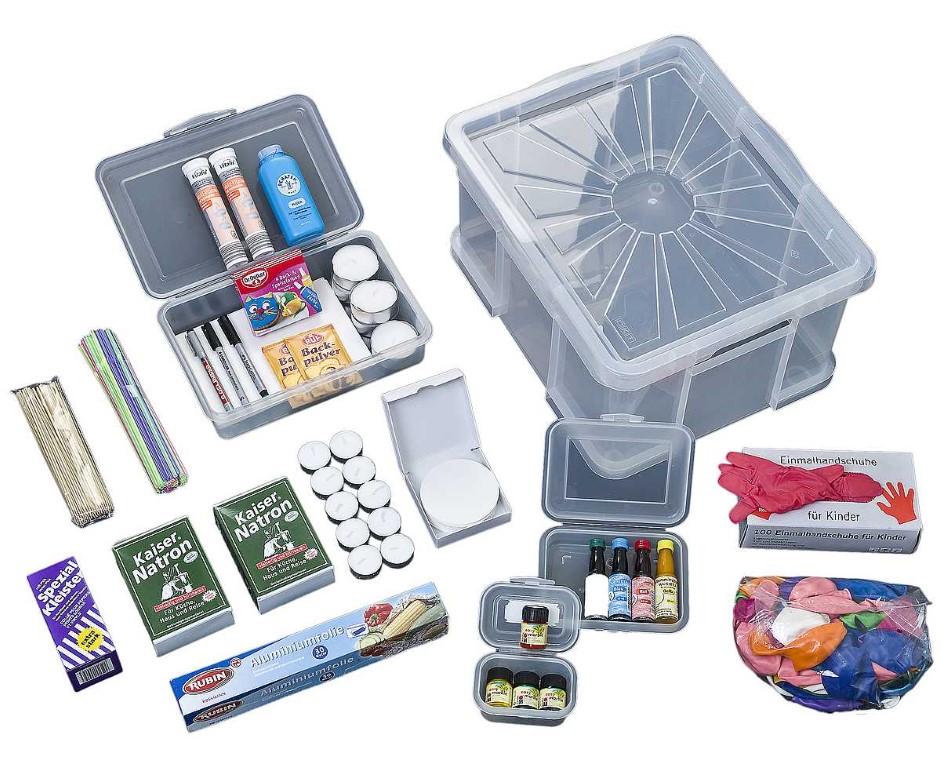 KiGa - Verbrauchsmaterial- Box ''Forscher Kids'' KiGa - Verbrauchsmaterial- Box ''Forscher Kids''