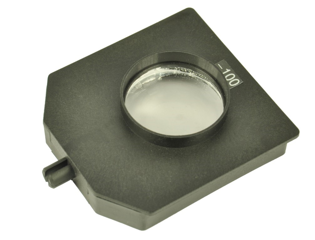 Linse in Halter, Fl = - 100 mm Linse in Halter, Fl = - 100 mm