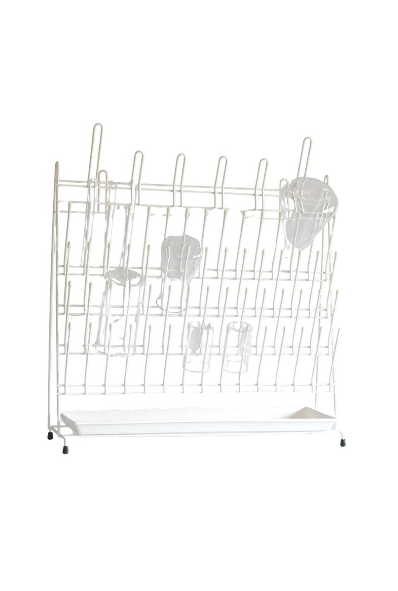 Abtropfgestell mit 60 Stäben und 6 Bögen