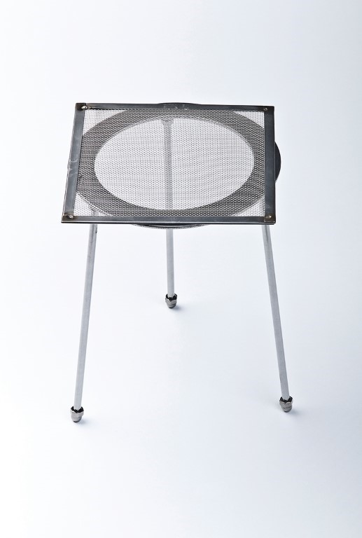 Dreifuß-Set aus Edelstahl