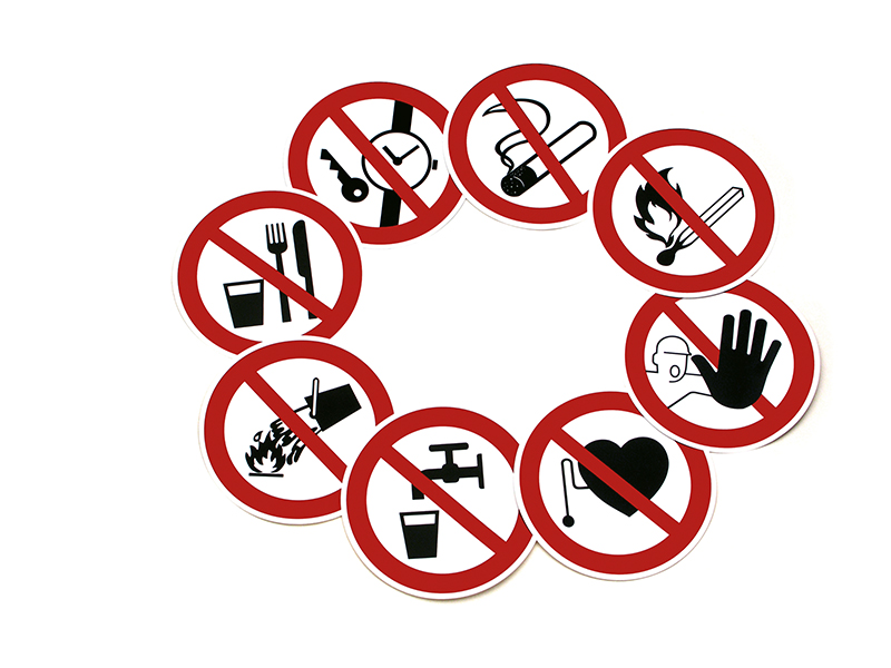 Verbotszeichen Ø 200 mm Rauchen verboten