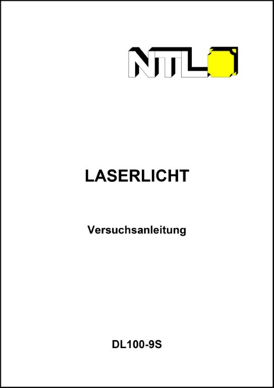 Versuchsanleitung "Laserlicht", Buch s/w Versuchsanleitung "Laserlicht", Buch s/w