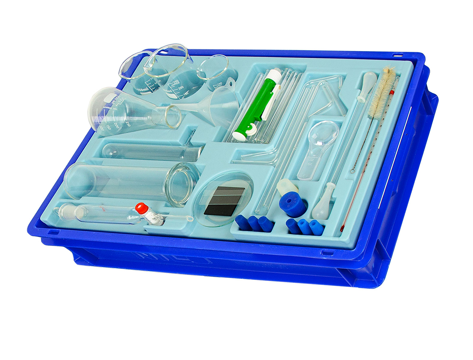 Schülerexperimentierbox Chemie Glas