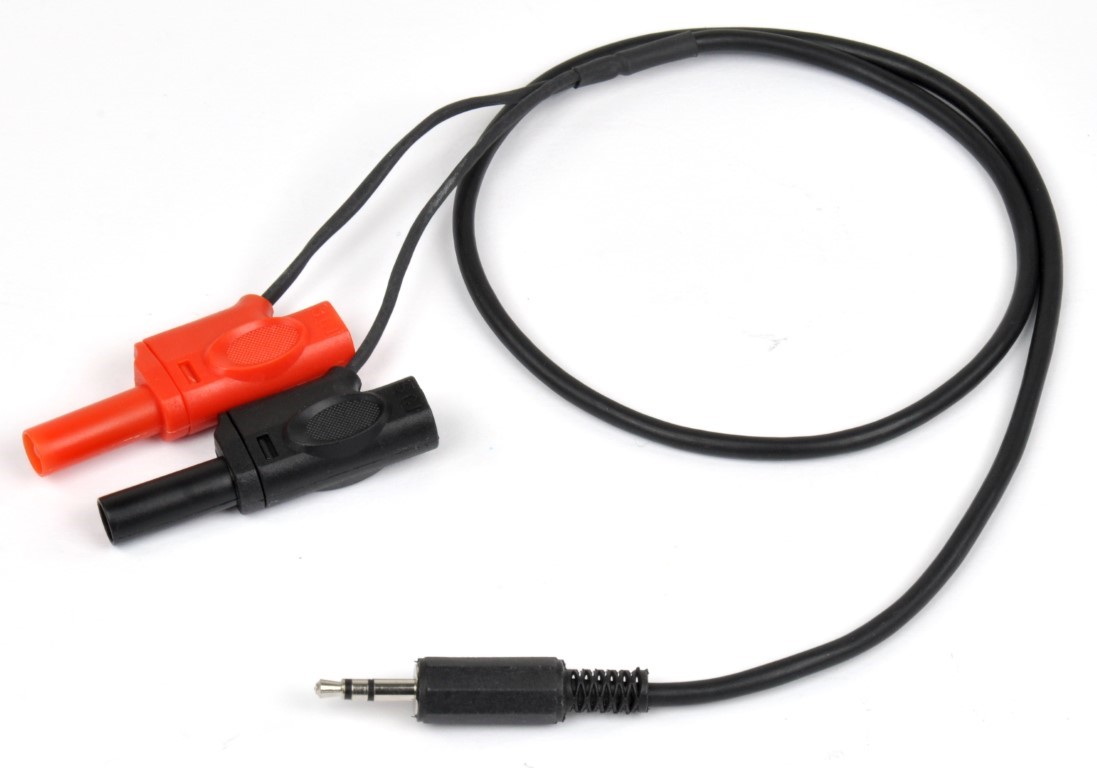 Adapterkabel 3,5 mm-Klinkenstecker auf 2 x 4 mm-Stecker Adapterkabel 3,5 mm-Klinkenstecker auf 2 x 4 mm-Stecker