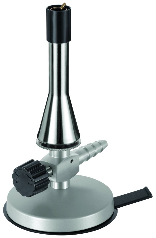 Teclubrenner mit Luftregulierung, Nadelventil und Sparflamme Teclubrenner mit Luftregulierung, Nadelventil und Sparflamme