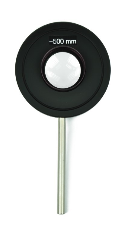 Linse demo, Fl = -500 mm Linse demo, Fl = -500 mm