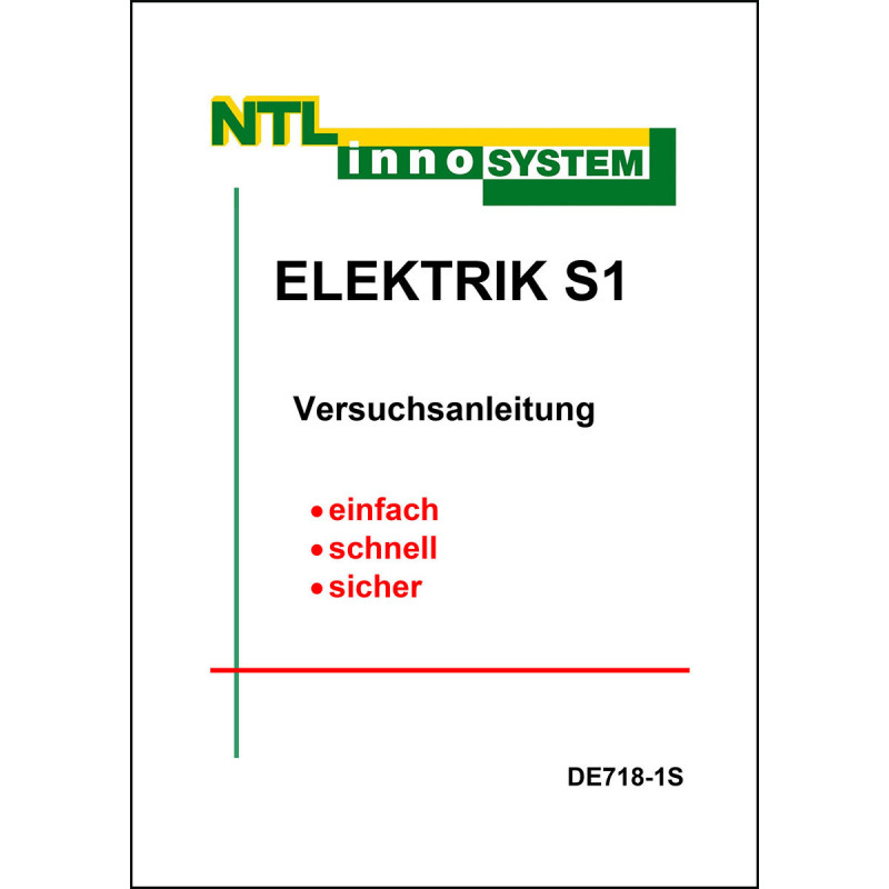 Versuchsanleitung Elektrik S1 - inno, Heft SW