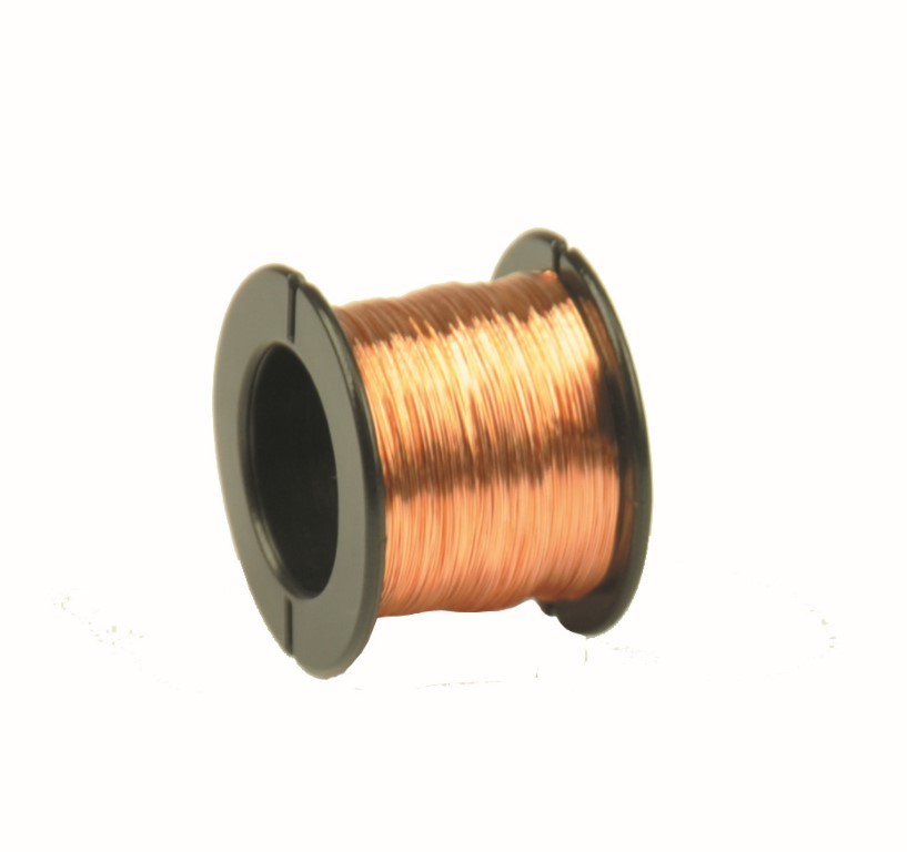 Kupferdraht, D = 0,2 mm, Rolle, schwarz Kupferdraht, D = 0,2 mm, Rolle, schwarz