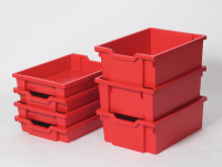Aufbewahrungswanne flach, rot Aufbewahrungswanne flach, rot