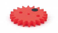 Zahnrad 20 Zähne, rot, D=44 mm Zahnrad 20 Zähne, rot, D=44 mm