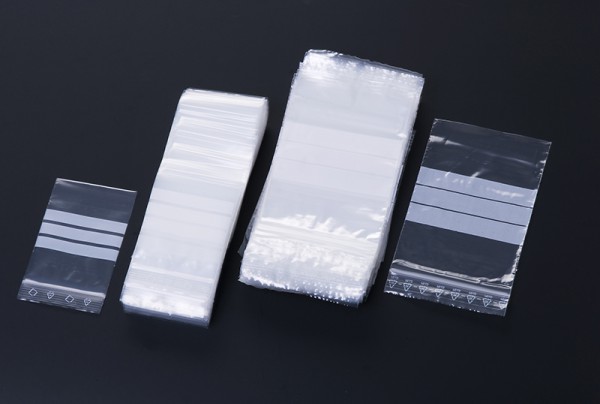 Kunststoffbeutel aus LDPE mit Schreibfeld
