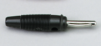 Laborstecker, 4 mm, schwarz Laborstecker, 4 mm, schwarz