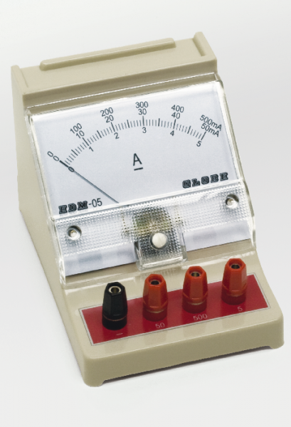 Schüleramperemeter, im Pultgehäuse