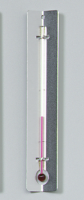 Thermometer mit Metallwinkel, ohne Graduierung Thermometer mit Metallwinkel, ohne Graduierung