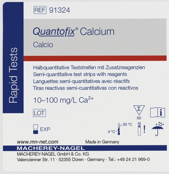 Teststäbchen Quantofix Calcium