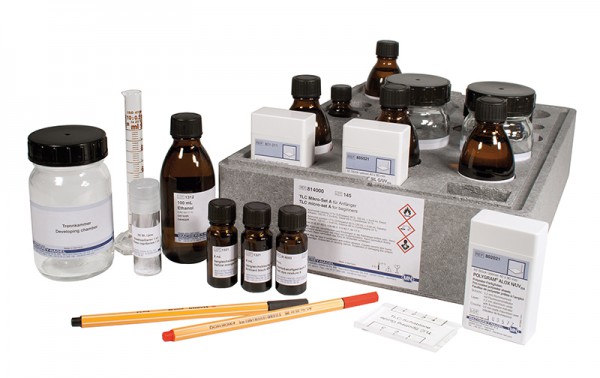 Ergänzungsteile zu Mikro-Set A (814381400): Testfarbstoffgemisch 1 à Packung 8 ml