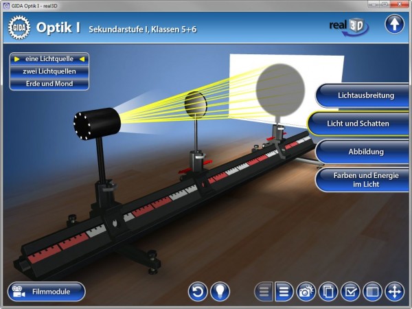 Optik I - real3D Software-Copy