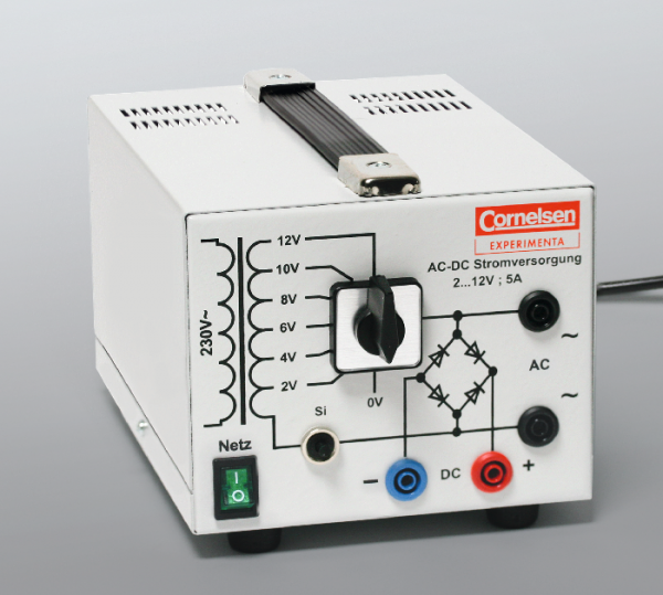 Stromversorgungsgerät, 2 bis 12 V/5 A