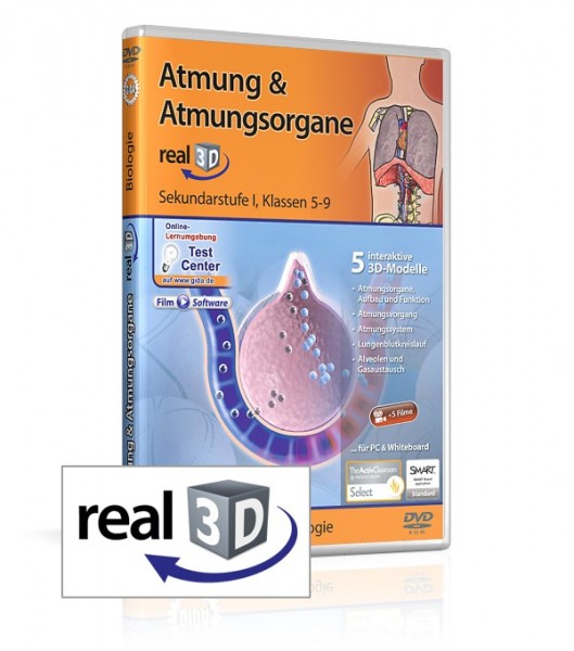 Atmung & Atmungsorgane - real3D Software