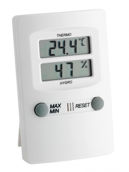 Thermo-Hygrometer, elektronisch, Temp: -15 bis +50°C, 30-90% rel. Feuchte