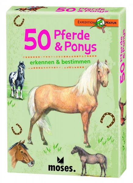 Bestimmungskarten 50 Pferde und Ponys