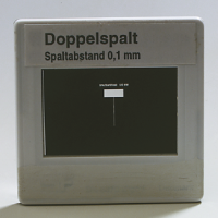 Doppelspalt mit Fenster Doppelspalt mit Fenster