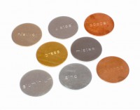 Metallplättchen für magnetische Versuche Metallplättchen für magnetische Versuche