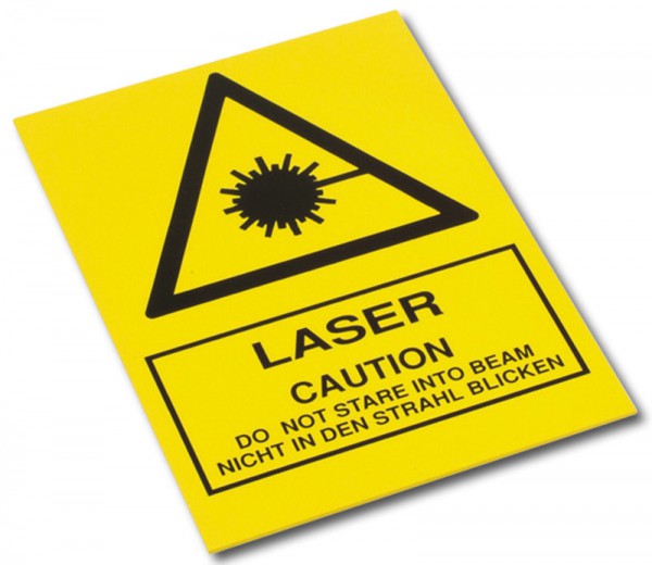 Warnschild "Laser"