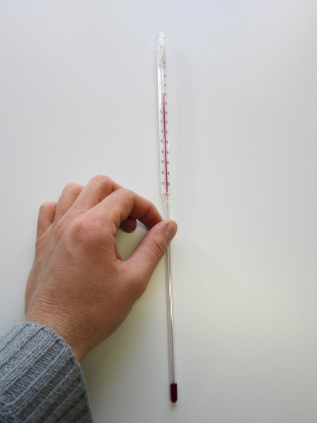Stockpunkt Thermometer