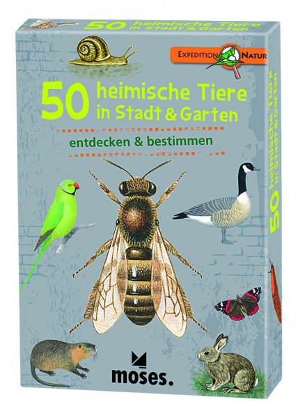 50 heimische Tiere in Stadt und Garten