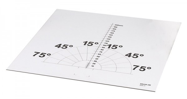 Skalenfolie zur Radioaktivität, magnetisch