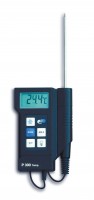 Digitalthermometer in Profi-Qualität, -40 +200°C, Min-Max-Funktion, mit Kalibrierschein Digitalthermometer in Profi-Qualität, -40 +200°C, Min-Max-Funktion, mit Kalibrierschein