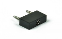 Brückenstecker mit Abgriff, "compact", Steckerabstand: 25 mm, Maße:36x12x20 mm Brückenstecker mit Abgriff, "compact", Steckerabstand: 25 mm, Maße:36x12x20 mm