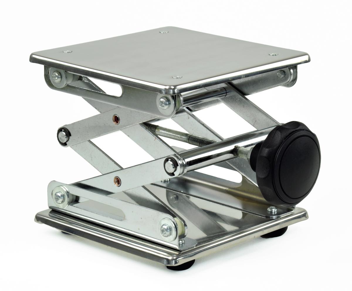wissenschaftliche Scheren-Hebebühne erweiterbarer Hub-Höhenbereich 80 mm 326 mm Aluminiumoxid-Laborwagenheber-Scherenständer LabZhang 20,3 x 20,3 cm Labor-Hebebühne maximale Traglast 50 kg wissenschaftliche Scheren-Hebebühne erweiterbarer Hub-Höhenbereich 80 mm 326 mm Aluminiumoxid-Laborwagenheber-Scherenständer LabZhang 20,3 x 20,3 cm Labor-Hebebühne maximale Traglast 50 kg